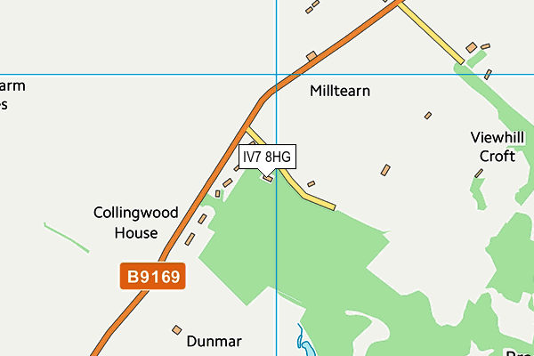 IV7 8HG map - OS VectorMap District (Ordnance Survey) IV7 8HG map - OS VectorMap District (Ordnance Survey)