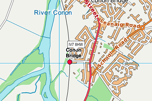 IV7 8HW map - OS VectorMap District (Ordnance Survey) IV7 8HW map - OS VectorMap District (Ordnance Survey)