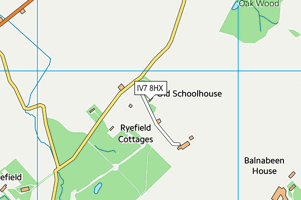 IV7 8HX map - OS VectorMap District (Ordnance Survey) IV7 8HX map - OS VectorMap District (Ordnance Survey)