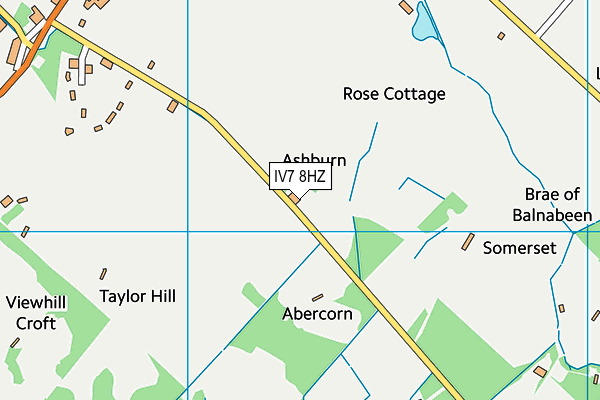 IV7 8HZ map - OS VectorMap District (Ordnance Survey) IV7 8HZ map - OS VectorMap District (Ordnance Survey)