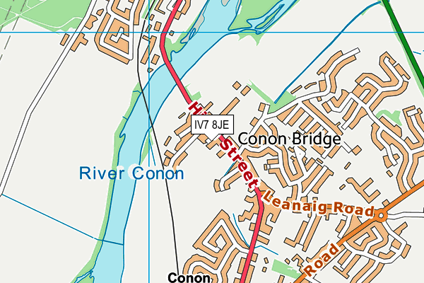 IV7 8JE map - OS VectorMap District (Ordnance Survey) IV7 8JE map - OS VectorMap District (Ordnance Survey)