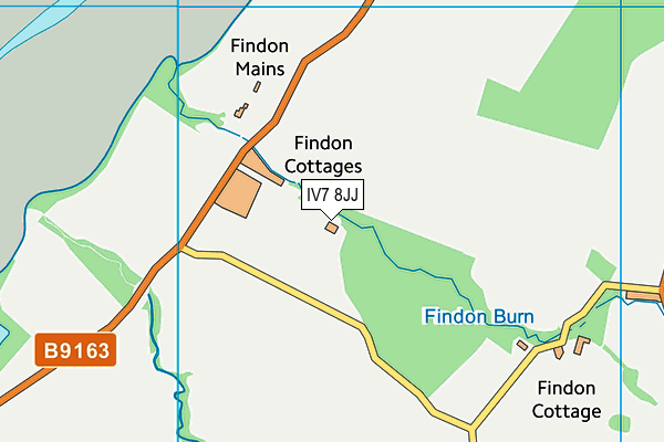 IV7 8JJ map - OS VectorMap District (Ordnance Survey) IV7 8JJ map - OS VectorMap District (Ordnance Survey)