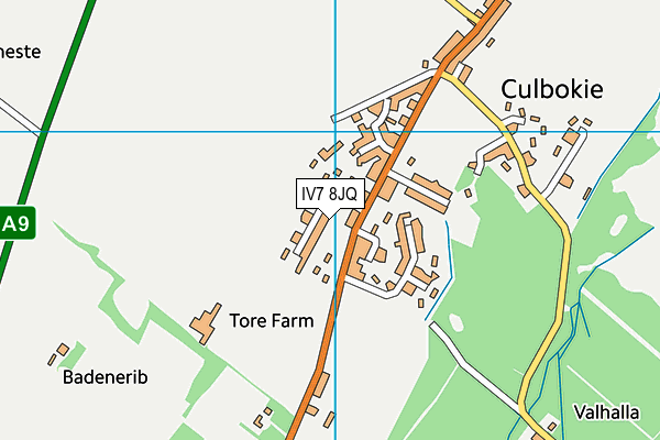 IV7 8JQ map - OS VectorMap District (Ordnance Survey) IV7 8JQ map - OS VectorMap District (Ordnance Survey)