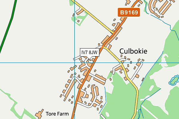 IV7 8JW map - OS VectorMap District (Ordnance Survey) IV7 8JW map - OS VectorMap District (Ordnance Survey)