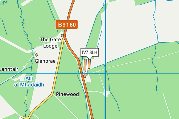 IV7 8LH map - OS VectorMap District (Ordnance Survey) IV7 8LH map - OS VectorMap District (Ordnance Survey)