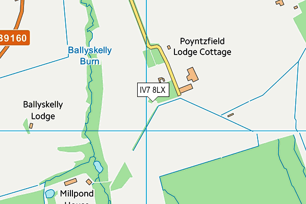 IV7 8LX map - OS VectorMap District (Ordnance Survey) IV7 8LX map - OS VectorMap District (Ordnance Survey)