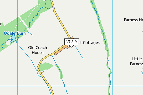 IV7 8LY map - OS VectorMap District (Ordnance Survey) IV7 8LY map - OS VectorMap District (Ordnance Survey)