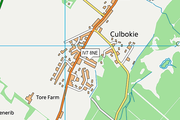 IV7 8NE map - OS VectorMap District (Ordnance Survey) IV7 8NE map - OS VectorMap District (Ordnance Survey)