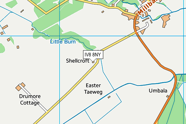 IV8 8NY map - OS VectorMap District (Ordnance Survey) IV8 8NY map - OS VectorMap District (Ordnance Survey)
