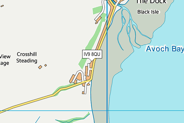 IV9 8QU map - OS VectorMap District (Ordnance Survey) IV9 8QU map - OS VectorMap District (Ordnance Survey)