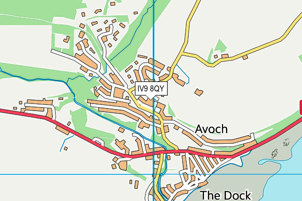 IV9 8QY map - OS VectorMap District (Ordnance Survey) IV9 8QY map - OS VectorMap District (Ordnance Survey)