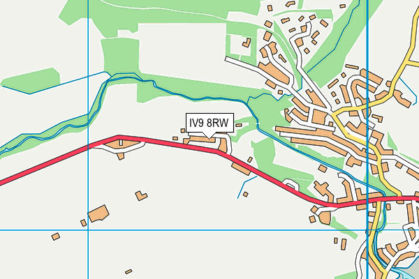 IV9 8RW map - OS VectorMap District (Ordnance Survey) IV9 8RW map - OS VectorMap District (Ordnance Survey)