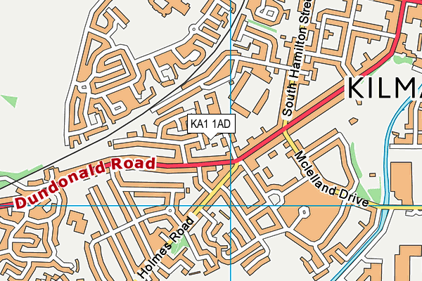 KA1 1AD map - OS VectorMap District (Ordnance Survey) KA1 1AD map - OS VectorMap District (Ordnance Survey)