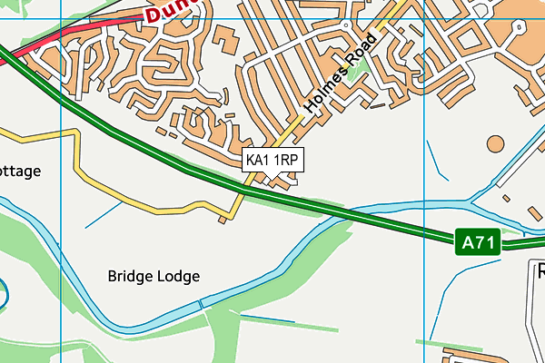 KA1 1RP map - OS VectorMap District (Ordnance Survey) KA1 1RP map - OS VectorMap District (Ordnance Survey)