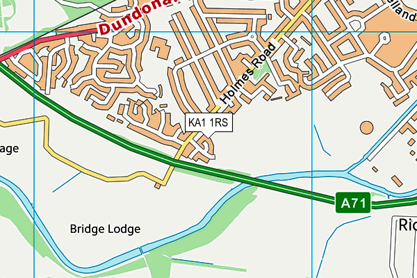 KA1 1RS map - OS VectorMap District (Ordnance Survey) KA1 1RS map - OS VectorMap District (Ordnance Survey)