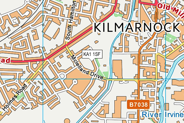 KA1 1SF map - OS VectorMap District (Ordnance Survey) KA1 1SF map - OS VectorMap District (Ordnance Survey)
