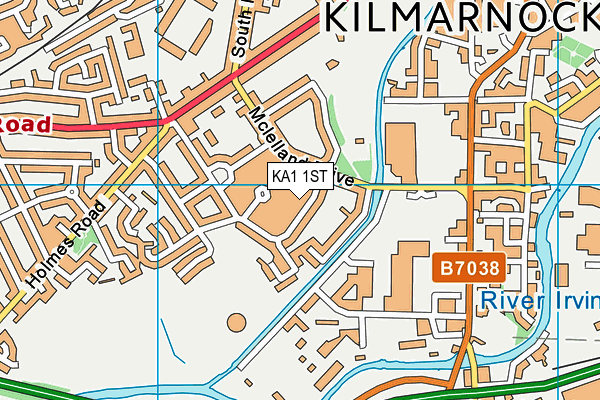 KA1 1ST map - OS VectorMap District (Ordnance Survey) KA1 1ST map - OS VectorMap District (Ordnance Survey)