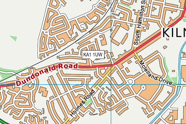 KA1 1UW map - OS VectorMap District (Ordnance Survey) KA1 1UW map - OS VectorMap District (Ordnance Survey)