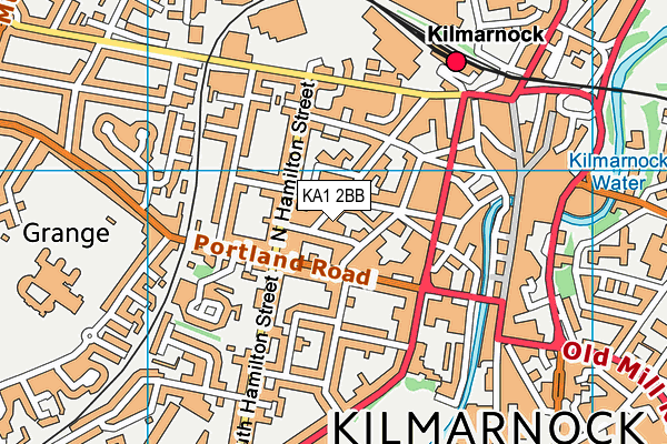 KA1 2BB map - OS VectorMap District (Ordnance Survey) KA1 2BB map - OS VectorMap District (Ordnance Survey)