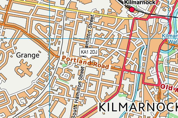 KA1 2DJ map - OS VectorMap District (Ordnance Survey) KA1 2DJ map - OS VectorMap District (Ordnance Survey)