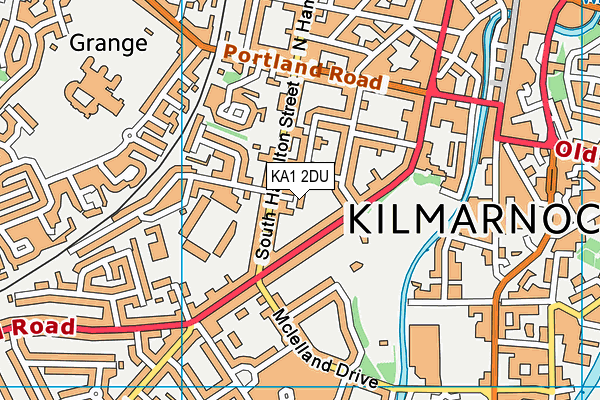 KA1 2DU map - OS VectorMap District (Ordnance Survey) KA1 2DU map - OS VectorMap District (Ordnance Survey)