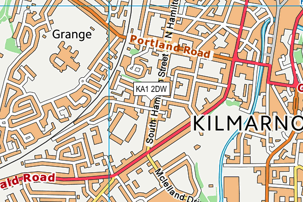 KA1 2DW map - OS VectorMap District (Ordnance Survey) KA1 2DW map - OS VectorMap District (Ordnance Survey)