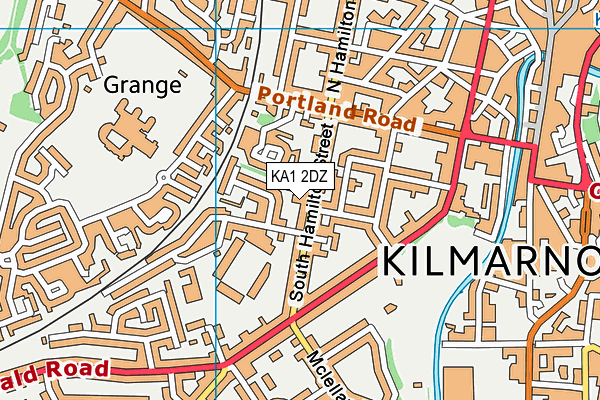 KA1 2DZ map - OS VectorMap District (Ordnance Survey) KA1 2DZ map - OS VectorMap District (Ordnance Survey)