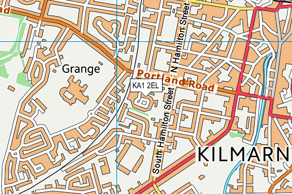 KA1 2EL map - OS VectorMap District (Ordnance Survey) KA1 2EL map - OS VectorMap District (Ordnance Survey)