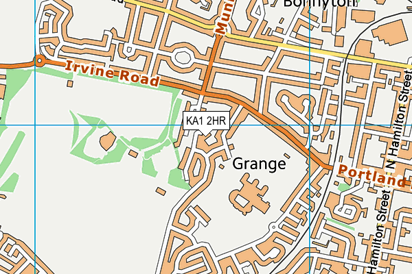 KA1 2HR map - OS VectorMap District (Ordnance Survey) KA1 2HR map - OS VectorMap District (Ordnance Survey)