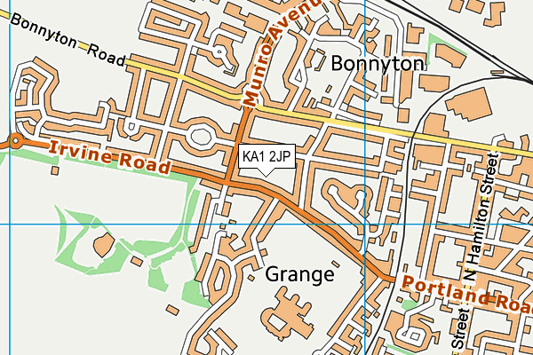 KA1 2JP map - OS VectorMap District (Ordnance Survey) KA1 2JP map - OS VectorMap District (Ordnance Survey)