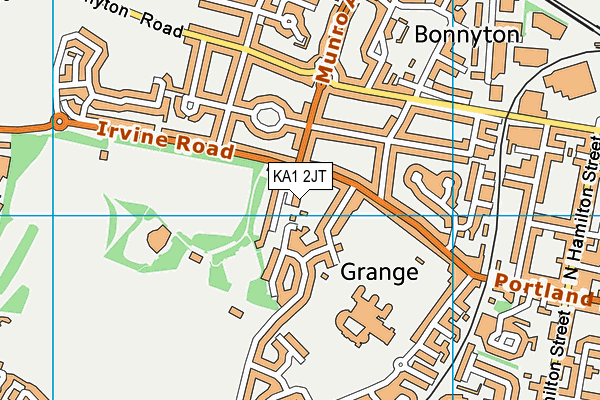 KA1 2JT map - OS VectorMap District (Ordnance Survey) KA1 2JT map - OS VectorMap District (Ordnance Survey)