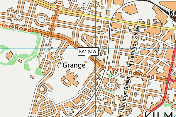 KA1 2JW map - OS VectorMap District (Ordnance Survey) KA1 2JW map - OS VectorMap District (Ordnance Survey)