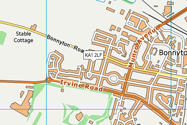 KA1 2LF map - OS VectorMap District (Ordnance Survey) KA1 2LF map - OS VectorMap District (Ordnance Survey)