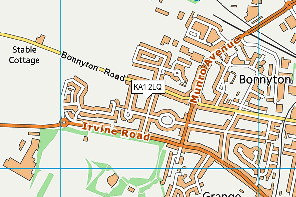 KA1 2LQ map - OS VectorMap District (Ordnance Survey) KA1 2LQ map - OS VectorMap District (Ordnance Survey)