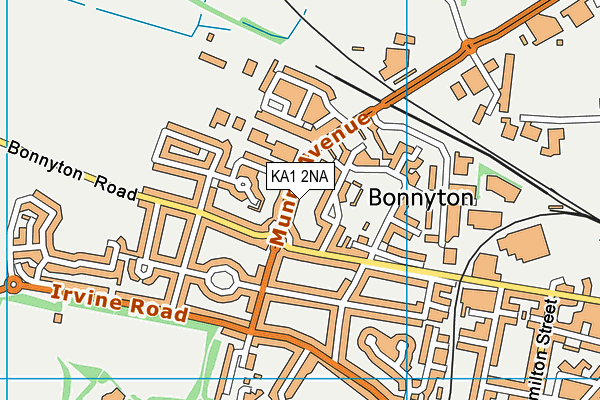 KA1 2NA map - OS VectorMap District (Ordnance Survey) KA1 2NA map - OS VectorMap District (Ordnance Survey)