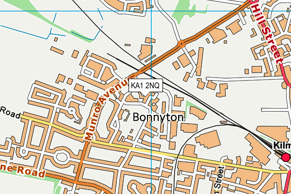 KA1 2NQ map - OS VectorMap District (Ordnance Survey) KA1 2NQ map - OS VectorMap District (Ordnance Survey)