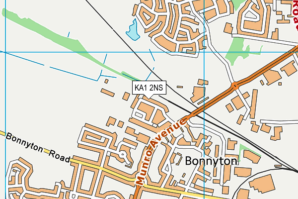 KA1 2NS map - OS VectorMap District (Ordnance Survey) KA1 2NS map - OS VectorMap District (Ordnance Survey)