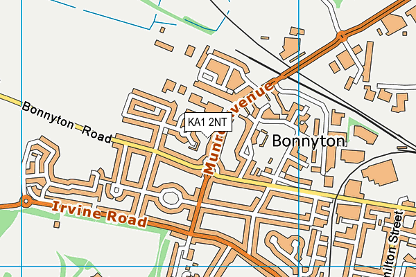 KA1 2NT map - OS VectorMap District (Ordnance Survey) KA1 2NT map - OS VectorMap District (Ordnance Survey)
