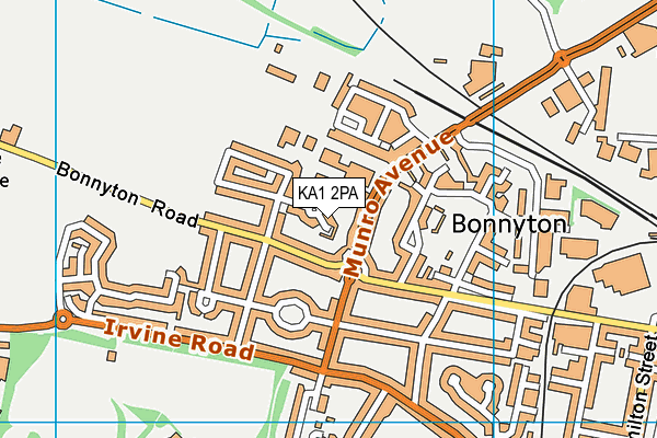 KA1 2PA map - OS VectorMap District (Ordnance Survey) KA1 2PA map - OS VectorMap District (Ordnance Survey)