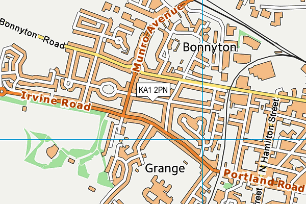 KA1 2PN map - OS VectorMap District (Ordnance Survey) KA1 2PN map - OS VectorMap District (Ordnance Survey)