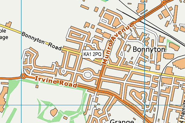 KA1 2PQ map - OS VectorMap District (Ordnance Survey) KA1 2PQ map - OS VectorMap District (Ordnance Survey)