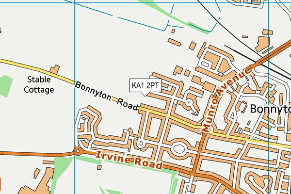 KA1 2PT map - OS VectorMap District (Ordnance Survey) KA1 2PT map - OS VectorMap District (Ordnance Survey)