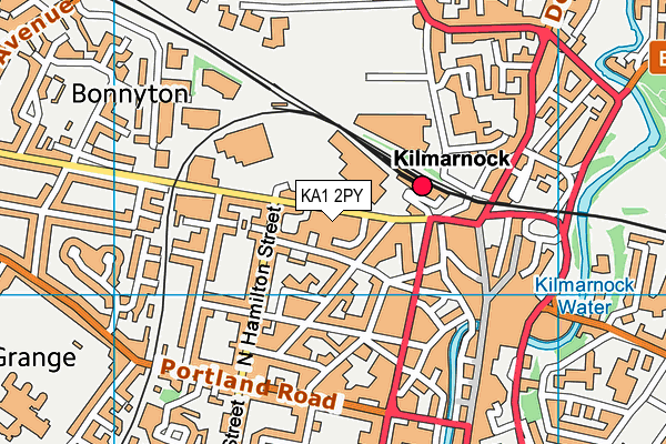 KA1 2PY map - OS VectorMap District (Ordnance Survey) KA1 2PY map - OS VectorMap District (Ordnance Survey)