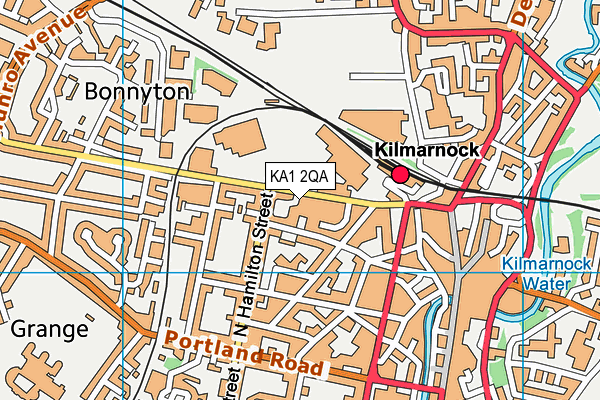 KA1 2QA map - OS VectorMap District (Ordnance Survey) KA1 2QA map - OS VectorMap District (Ordnance Survey)