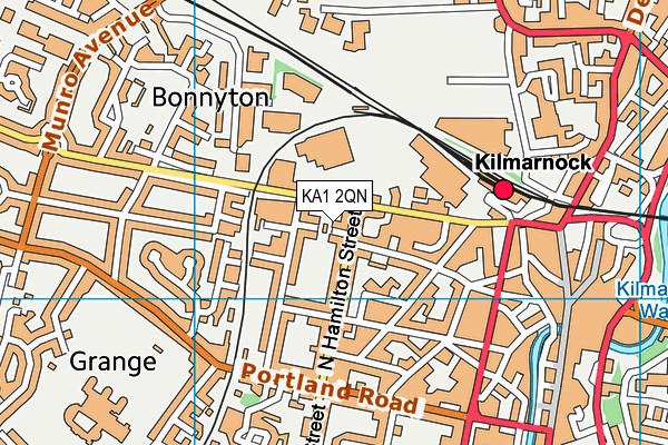 KA1 2QN map - OS VectorMap District (Ordnance Survey) KA1 2QN map - OS VectorMap District (Ordnance Survey)