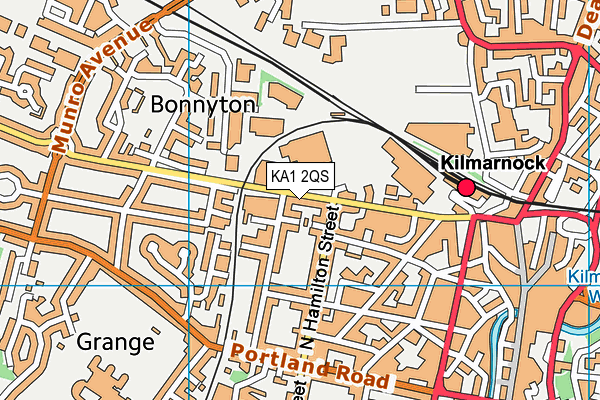 KA1 2QS map - OS VectorMap District (Ordnance Survey) KA1 2QS map - OS VectorMap District (Ordnance Survey)