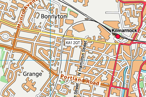 KA1 2QT map - OS VectorMap District (Ordnance Survey) KA1 2QT map - OS VectorMap District (Ordnance Survey)