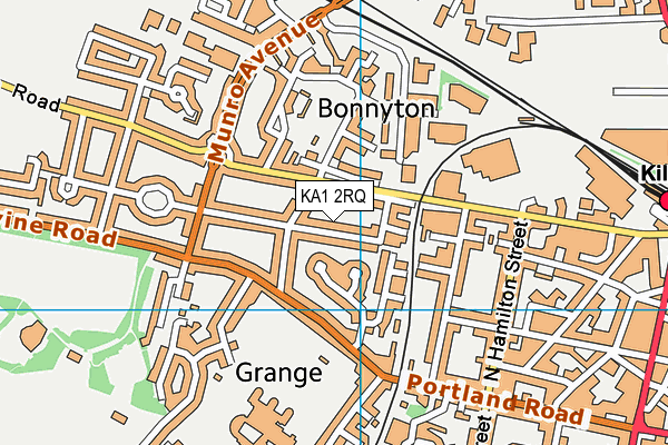 KA1 2RQ map - OS VectorMap District (Ordnance Survey) KA1 2RQ map - OS VectorMap District (Ordnance Survey)