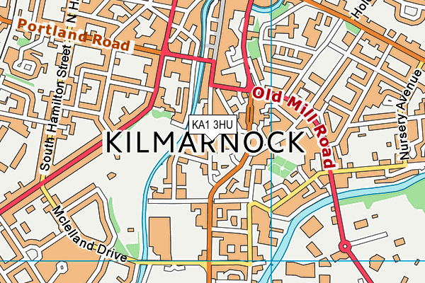 KA1 3HU map - OS VectorMap District (Ordnance Survey) KA1 3HU map - OS VectorMap District (Ordnance Survey)