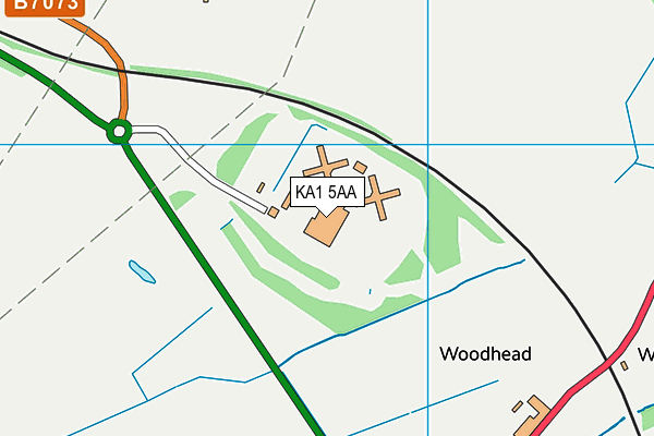KA1 5AA map - OS VectorMap District (Ordnance Survey)